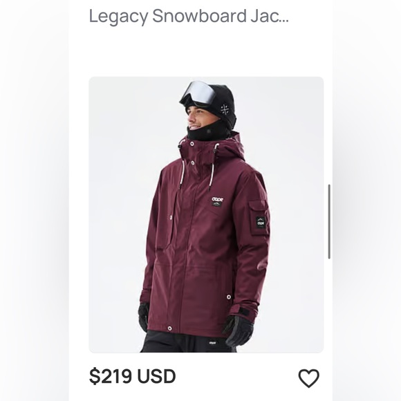 Dope Jacket - Adept - Burgundy - Men’s 2XL - Picture 1 of 16